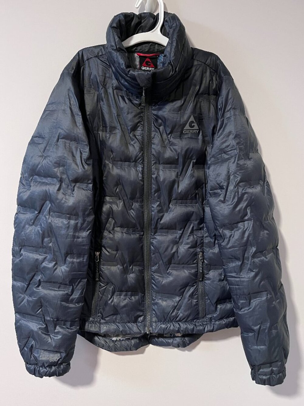Gerry Packable Down Puffer Jacket XS Womens Black Quilted Lightweight Gorpcore
